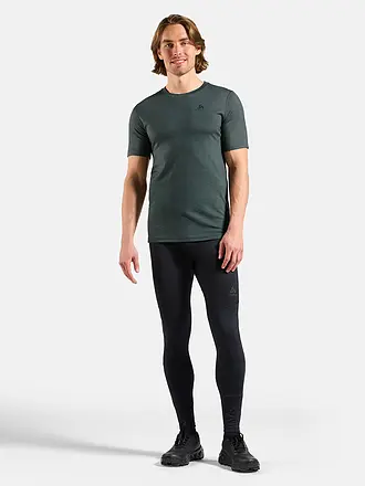 ODLO | Herren Shirt Merino 200 | dunkelgrün